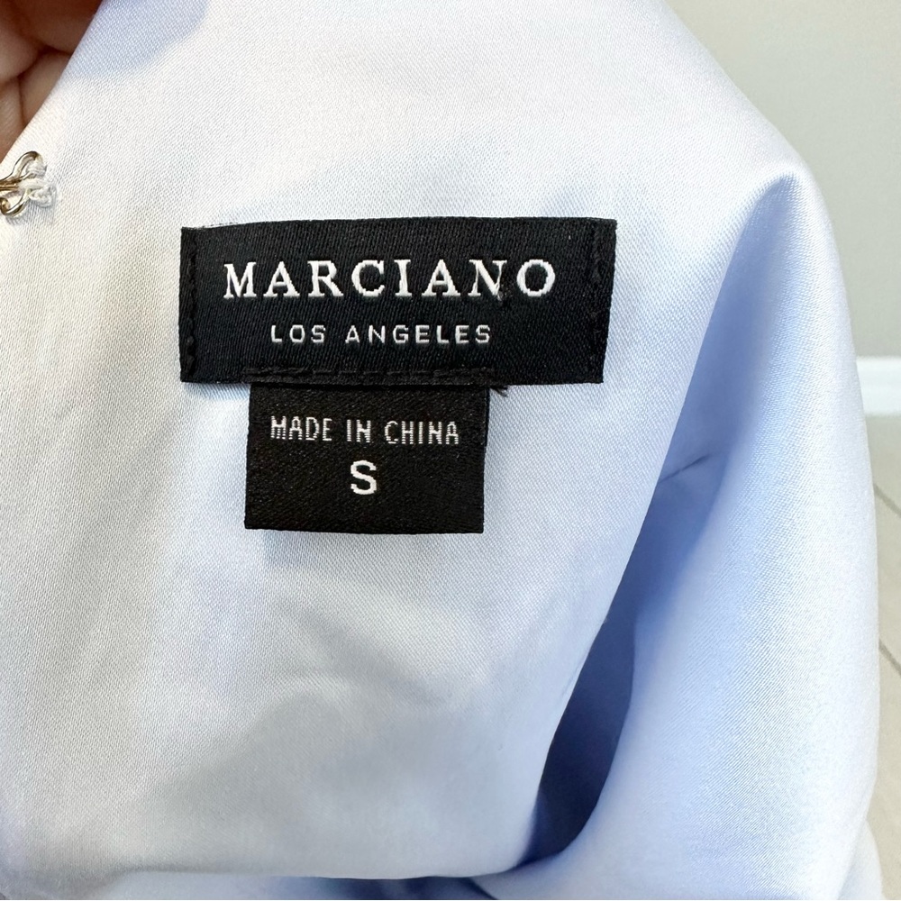 Marciano guess Mishas Cold Shoulder Dress in blue - Picture 12 of 13